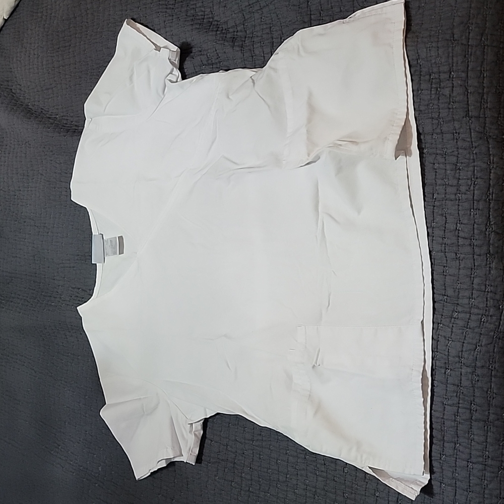 SB brand L white scrub top Large